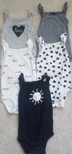 Girls 18 month onsies